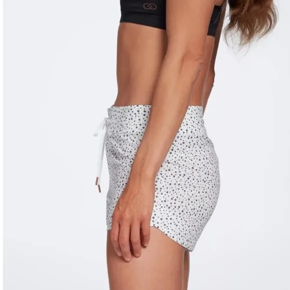 🆕️ CALIA Women's Swim Board Shorts polka dot white navy