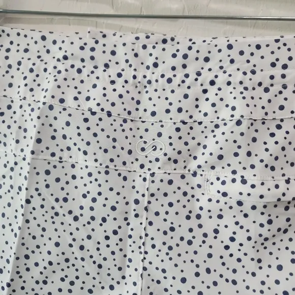 🆕️ CALIA Women's Swim Board Shorts polka dot white navy