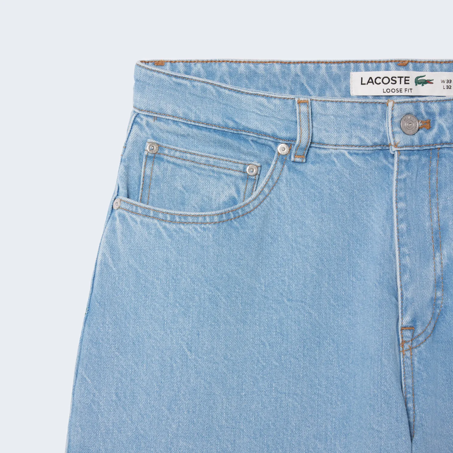 5 Pocket Loose Fit Jeans Light Blue