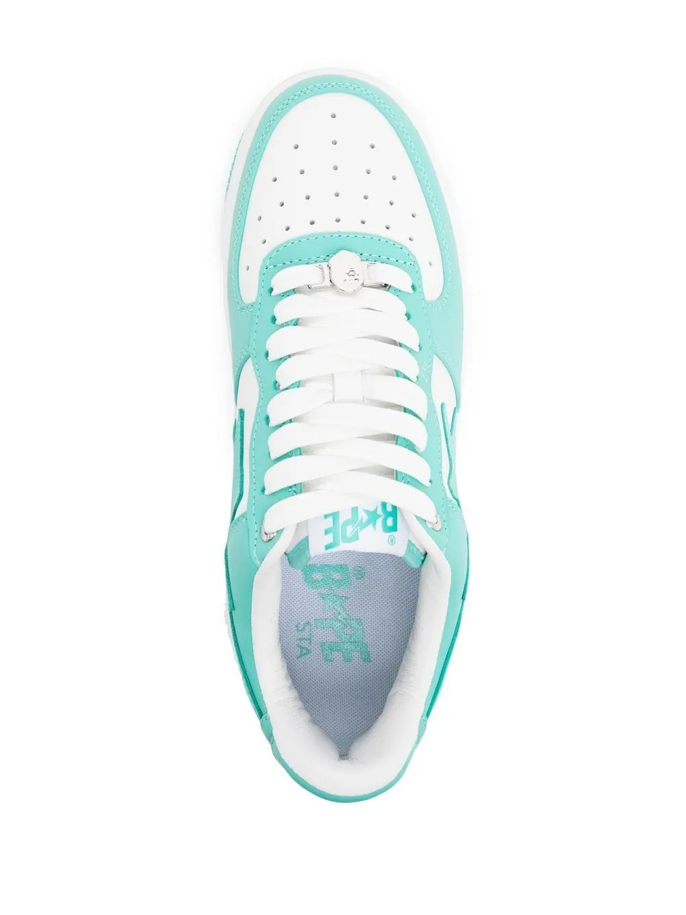 A BATHING APE® BAPE STA two-tone sneakers-light blue