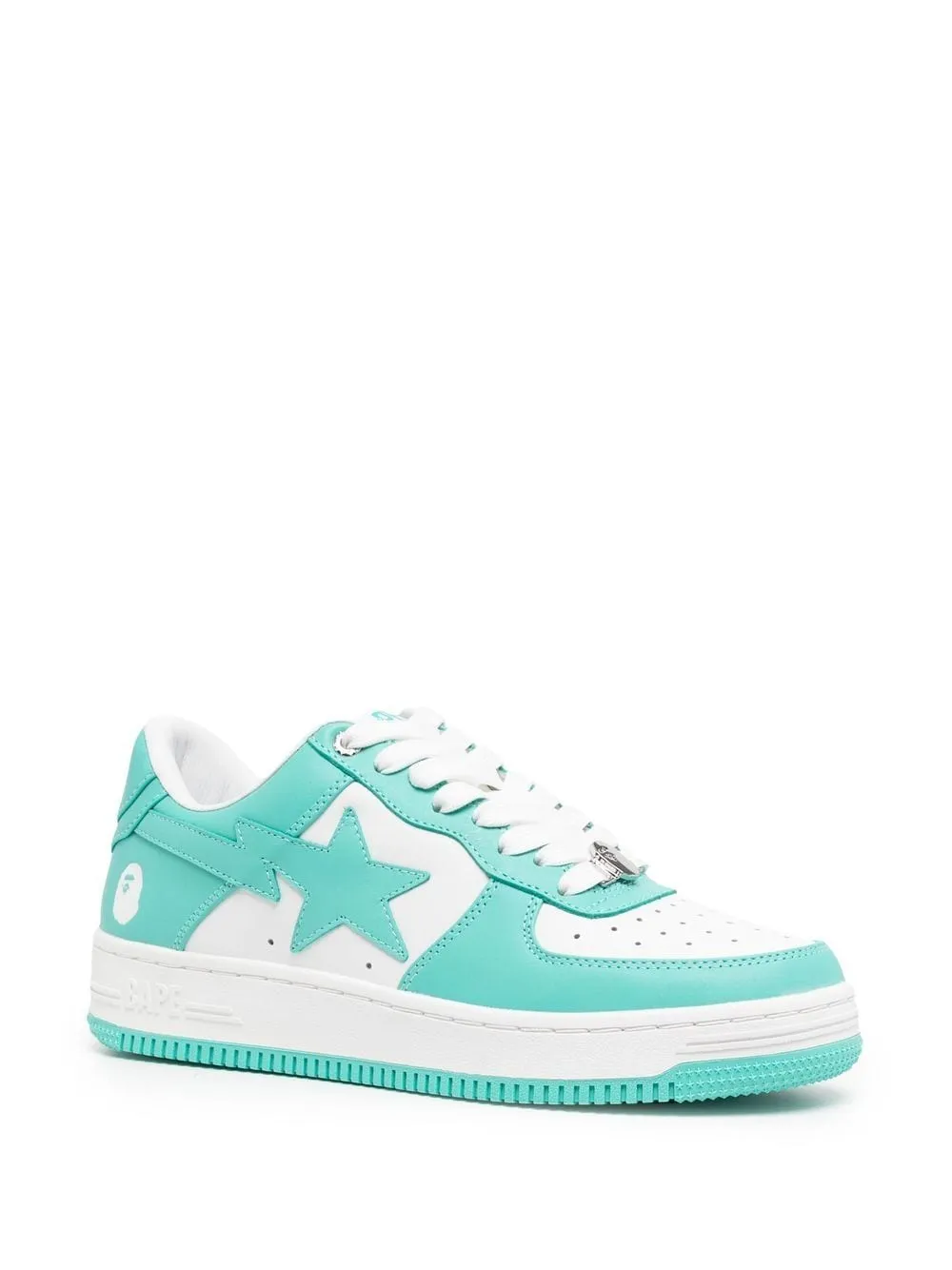 A BATHING APE® BAPE STA two-tone sneakers-light blue