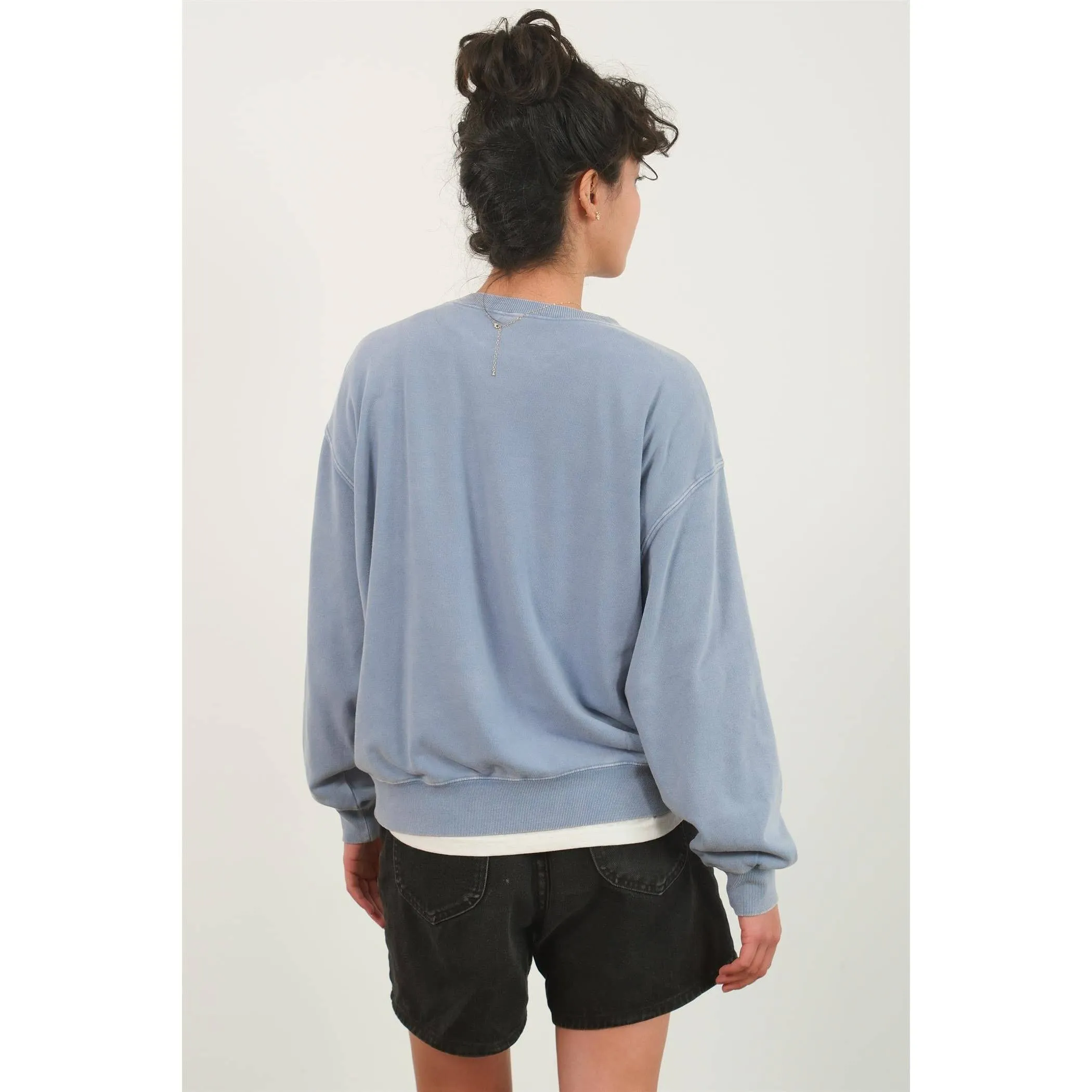 A Day Out Drop Shoulders Crew Neck Sweatshirt