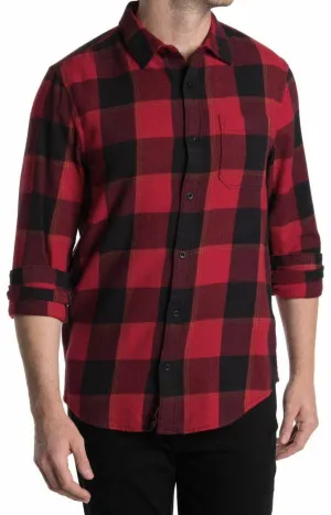 Abound Plaid Flannel long Sleeve mens shirt size XL
