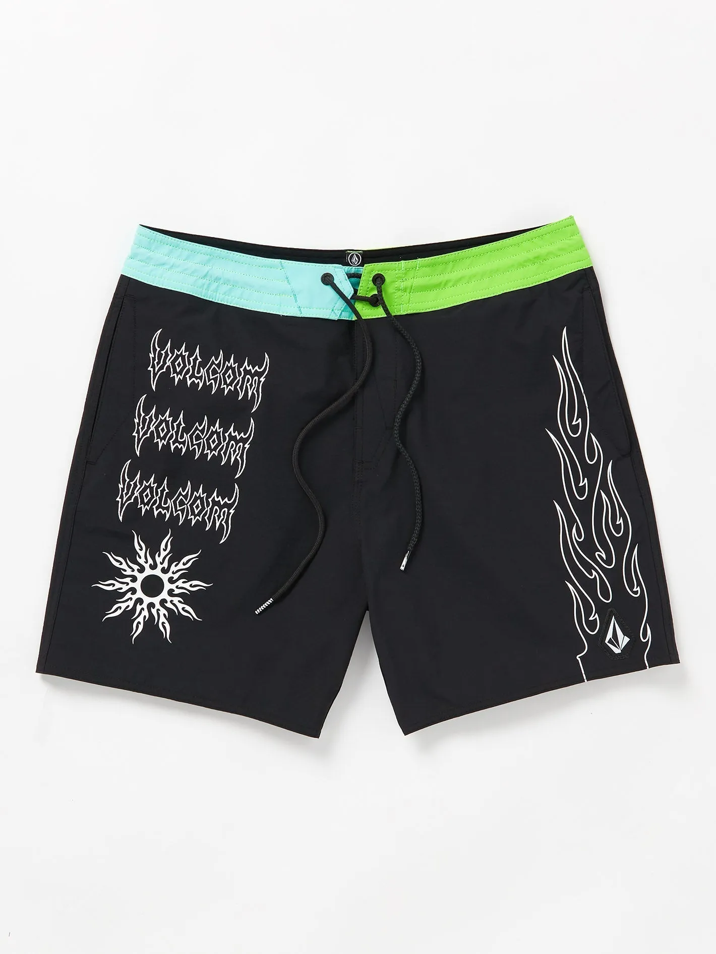 About Time Liberators 17" Boardshort - BLACK