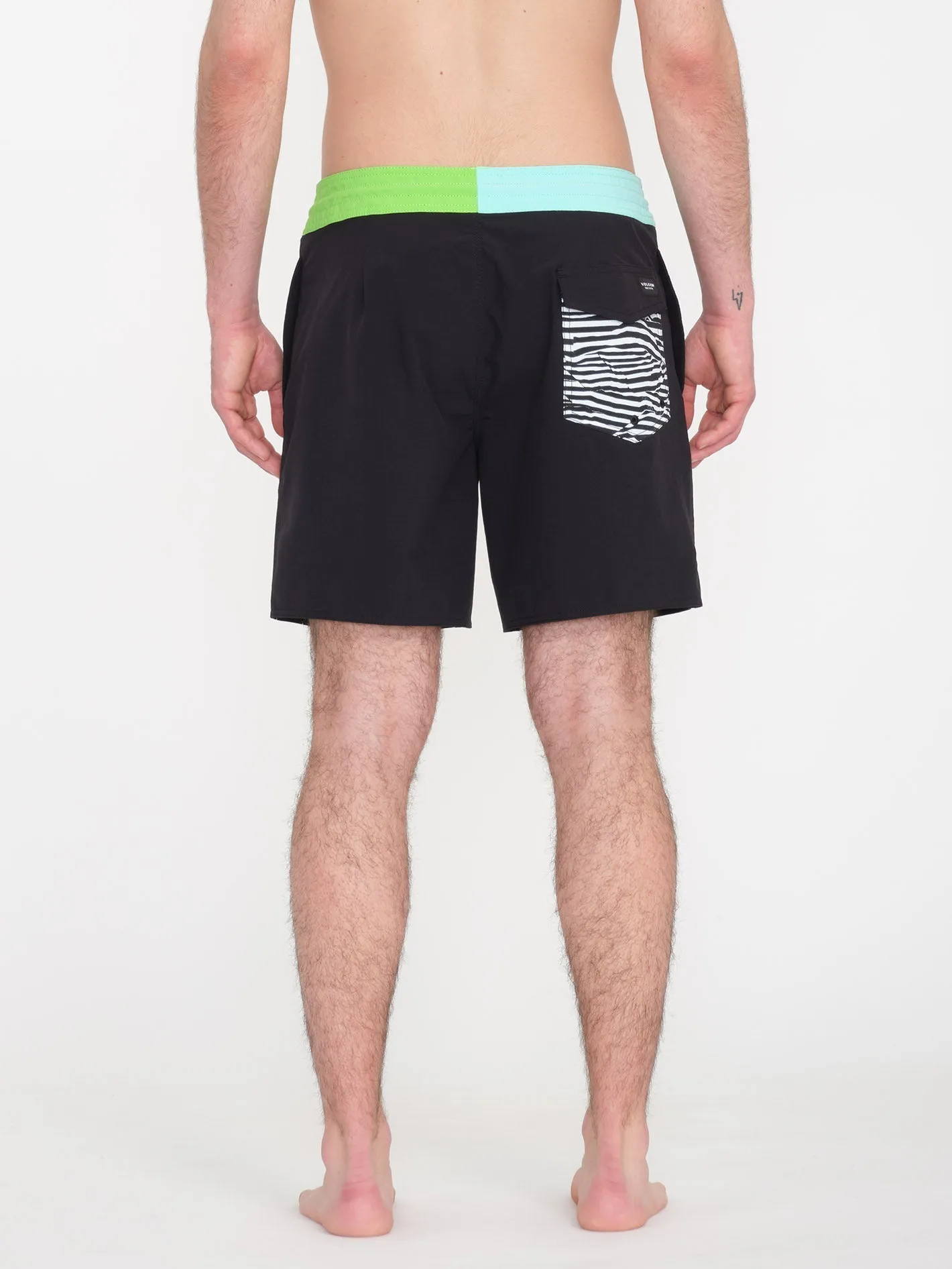About Time Liberators 17" Boardshort - BLACK