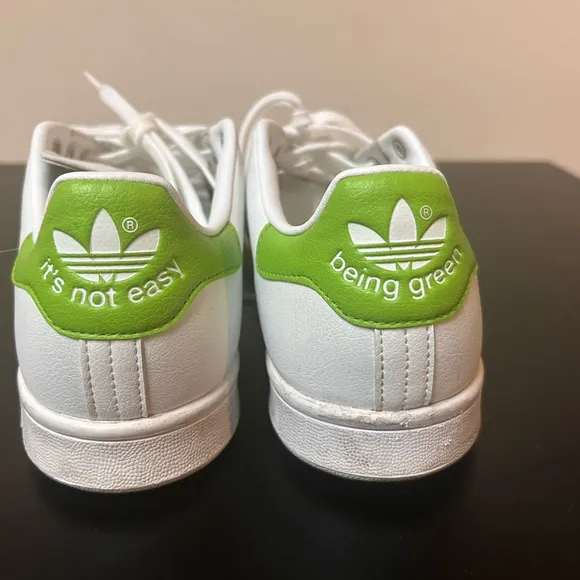 Adidas Stan Smith Kermit Disney White Green Sneakers Mens 9.5 Limited Edition