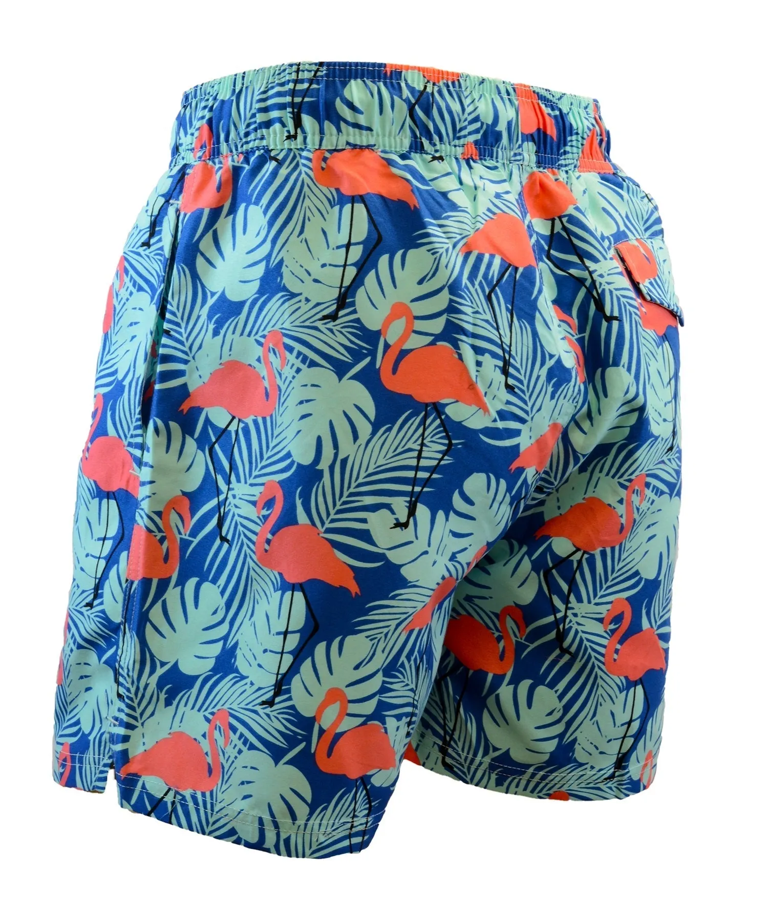 Adoretex Men's Flamingo Printed Beach Board Shorts (MP013)