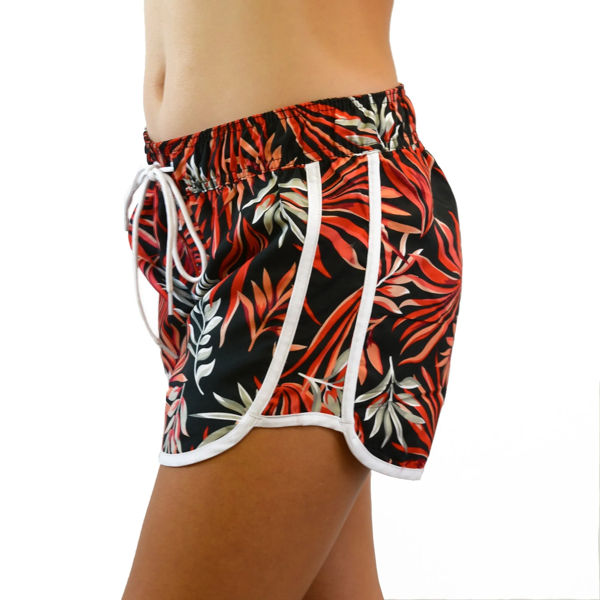 Adoretex Women's Fern Garden Quick Dry Board & Water Shorts (FPB010)