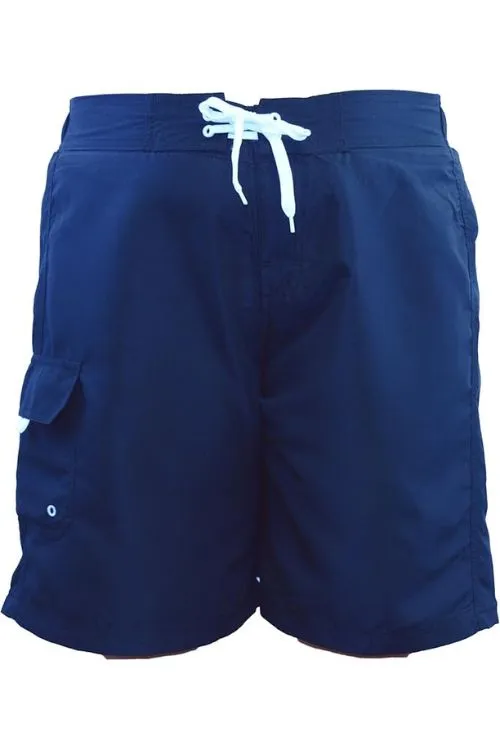 Adoretex Women's Plus Size Solid Swim Board Shorts (FB007P)