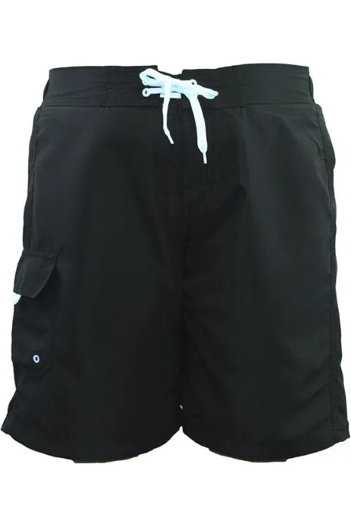Adoretex Women's Plus Size Solid Swim Board Shorts (FB007P)