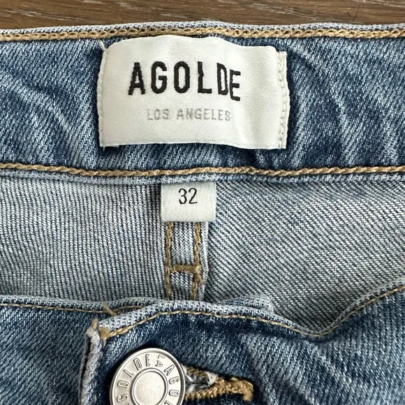 Agolde Nico High Rise Slim Fit Jeans Size 32