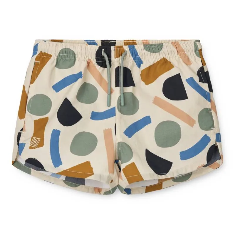 Aiden Printed Board Shorts - Badehose aus 100% recyceltes Polyester