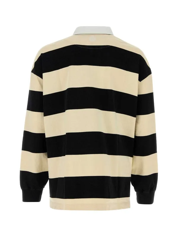 Alexander Mcqueen Black White Polo Shirts