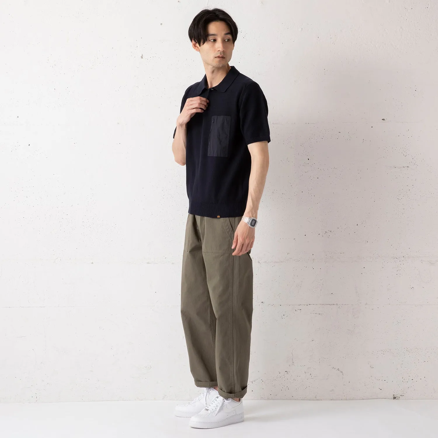 ALPHA INDUSTRIES | アルファ インダストリーズ　S/S Polo Shirts