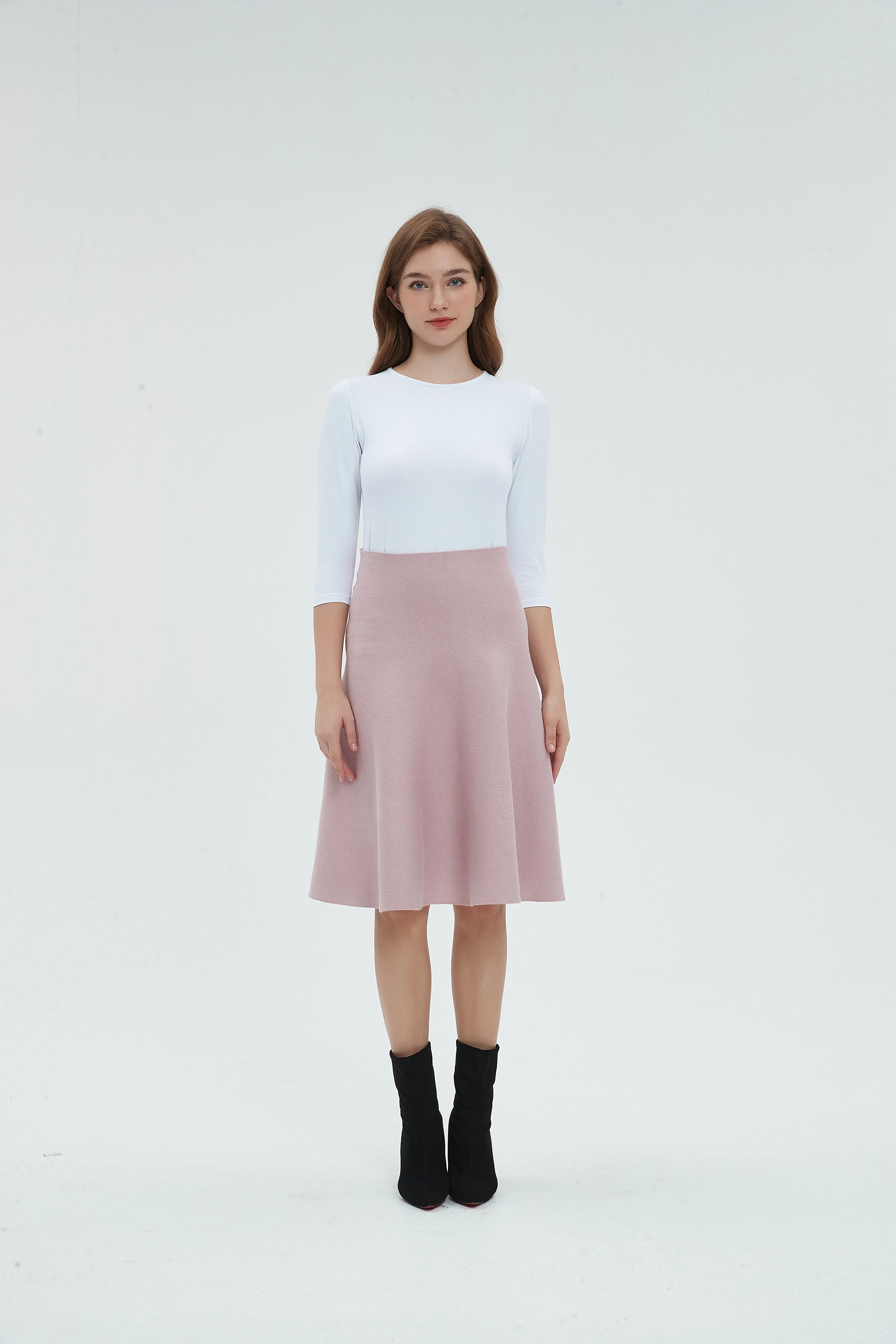 AMAZING  MM SKIRT - DUSTY ROSE