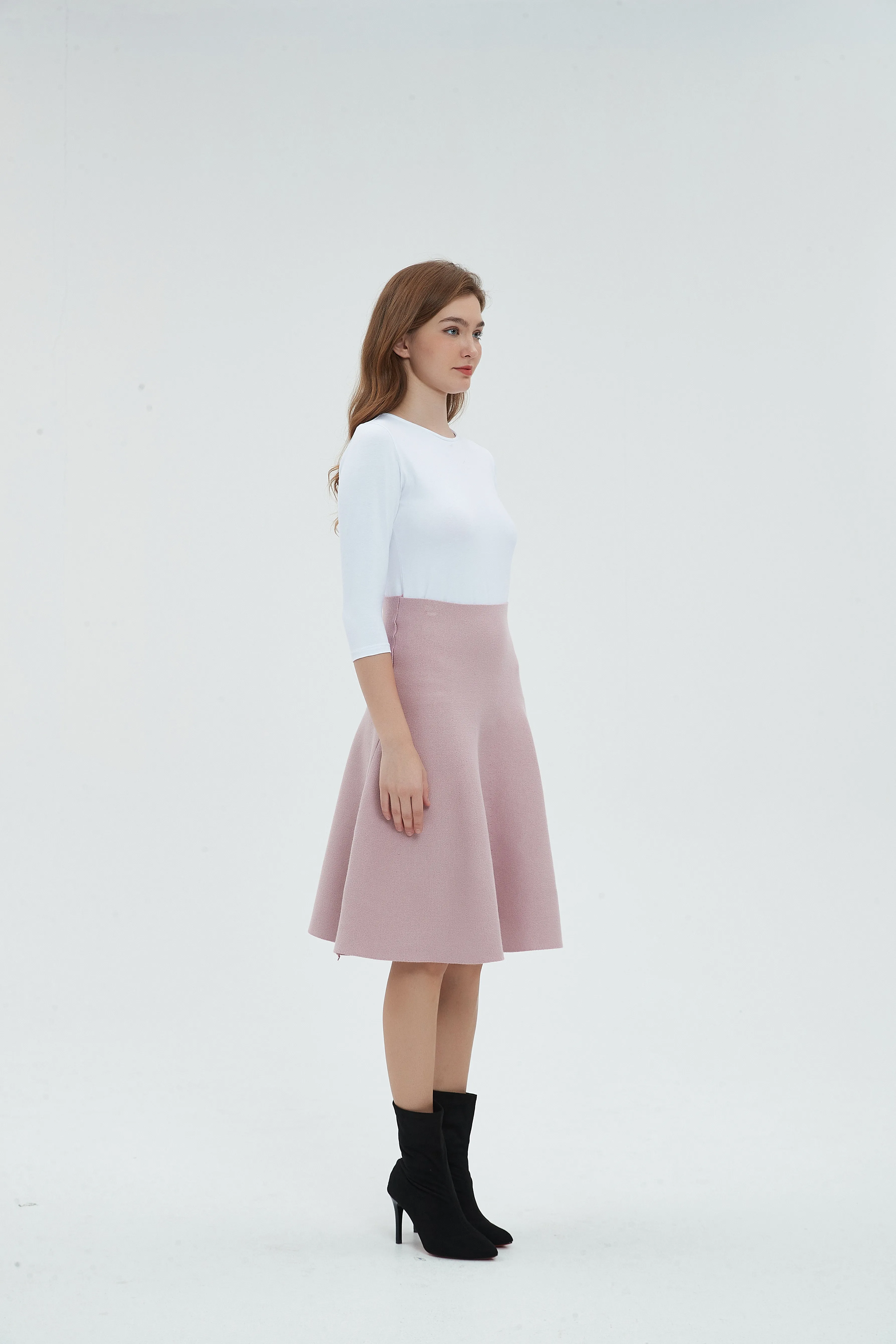 AMAZING  MM SKIRT - DUSTY ROSE