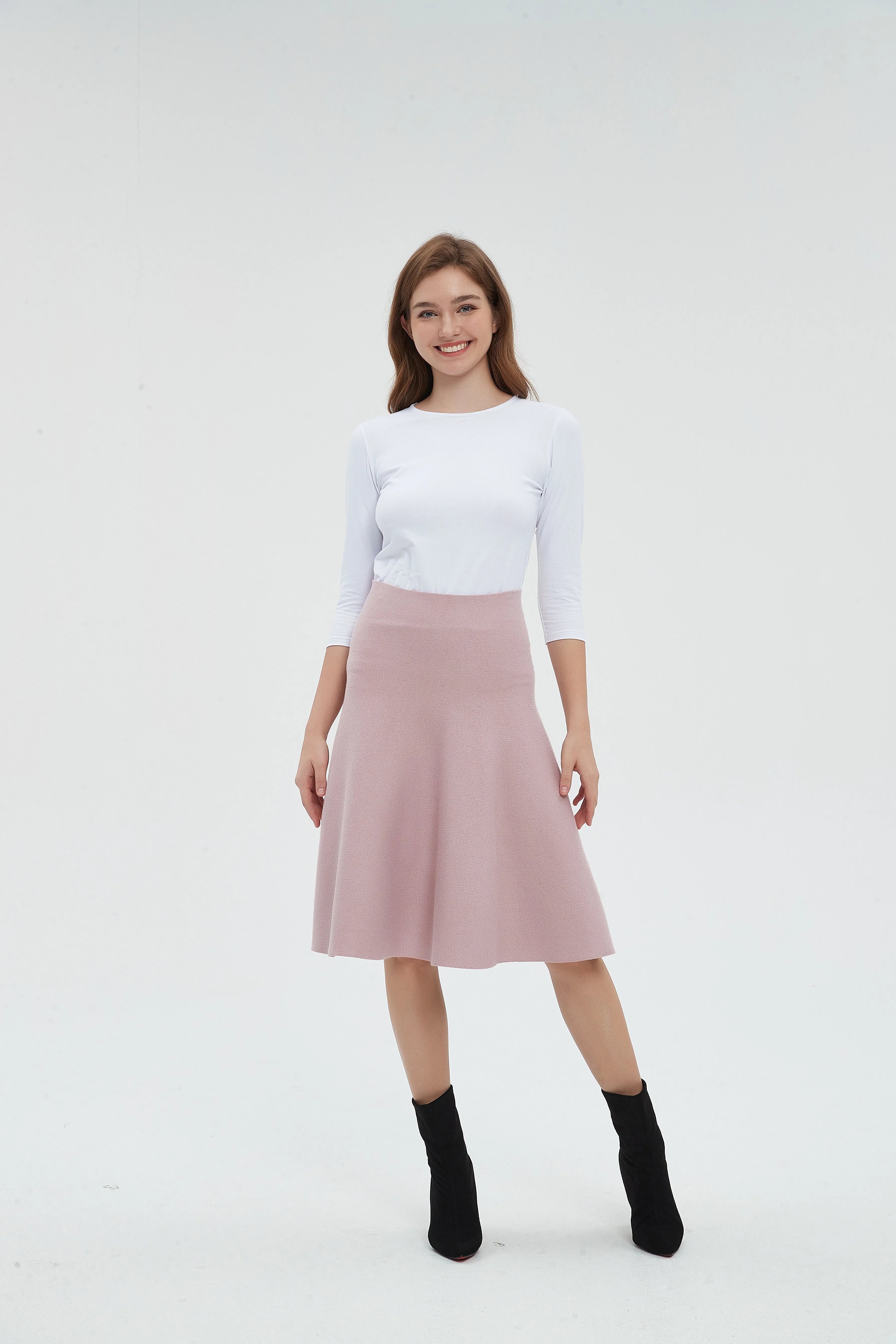 AMAZING  MM SKIRT - DUSTY ROSE