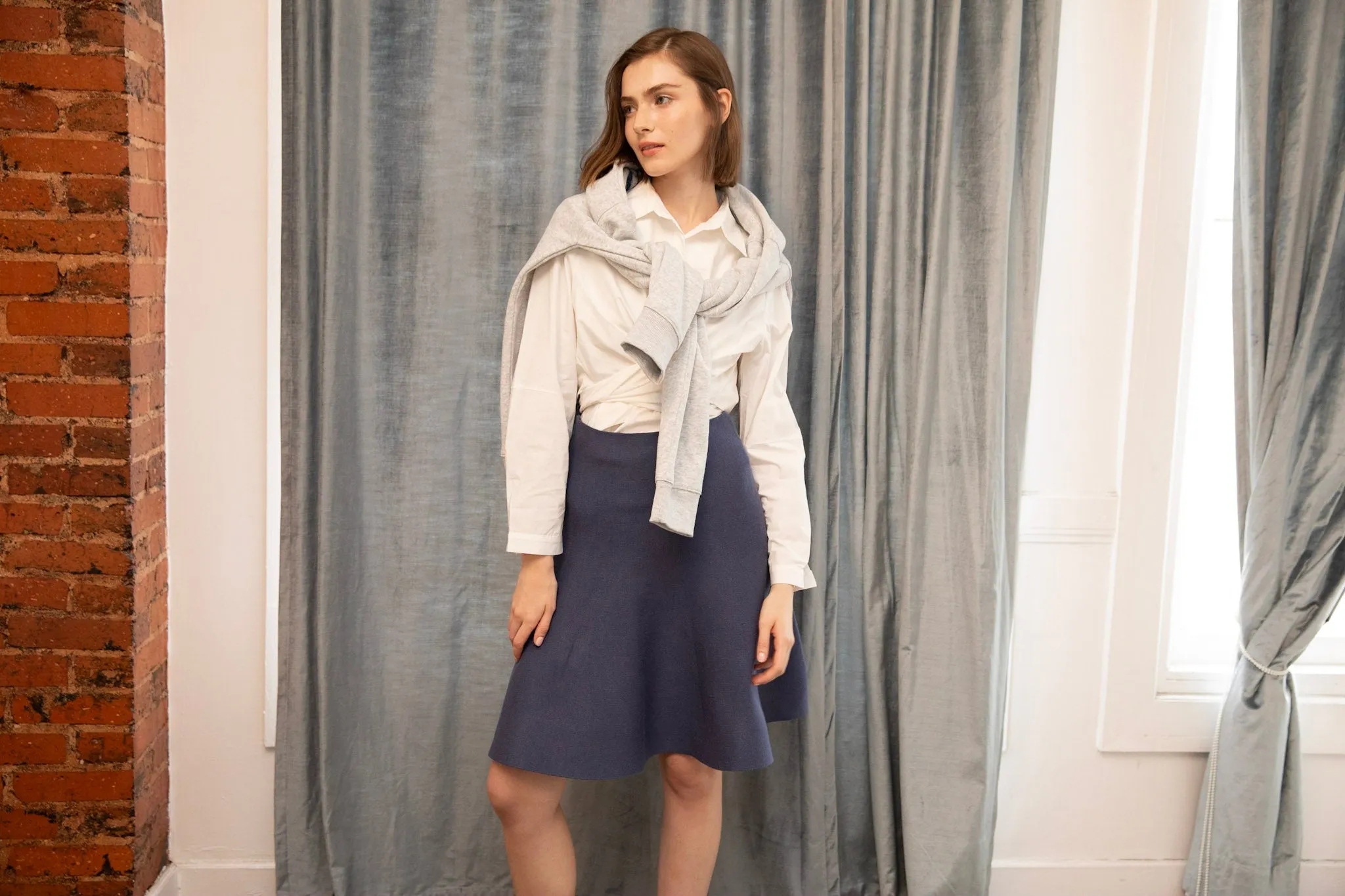 AMAZING  MM SKIRT - INDIGO DENIM