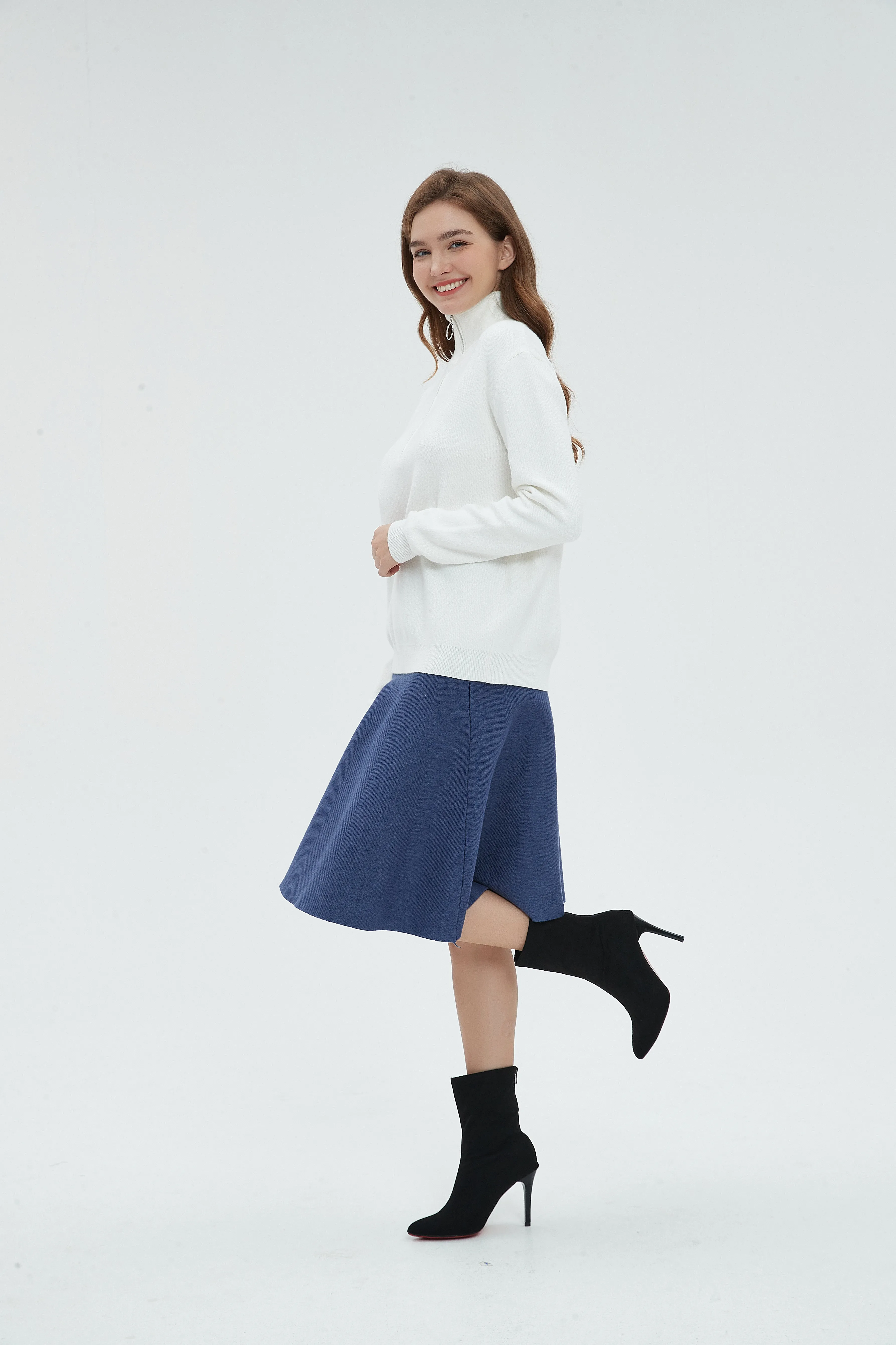 AMAZING  MM SKIRT - INDIGO DENIM