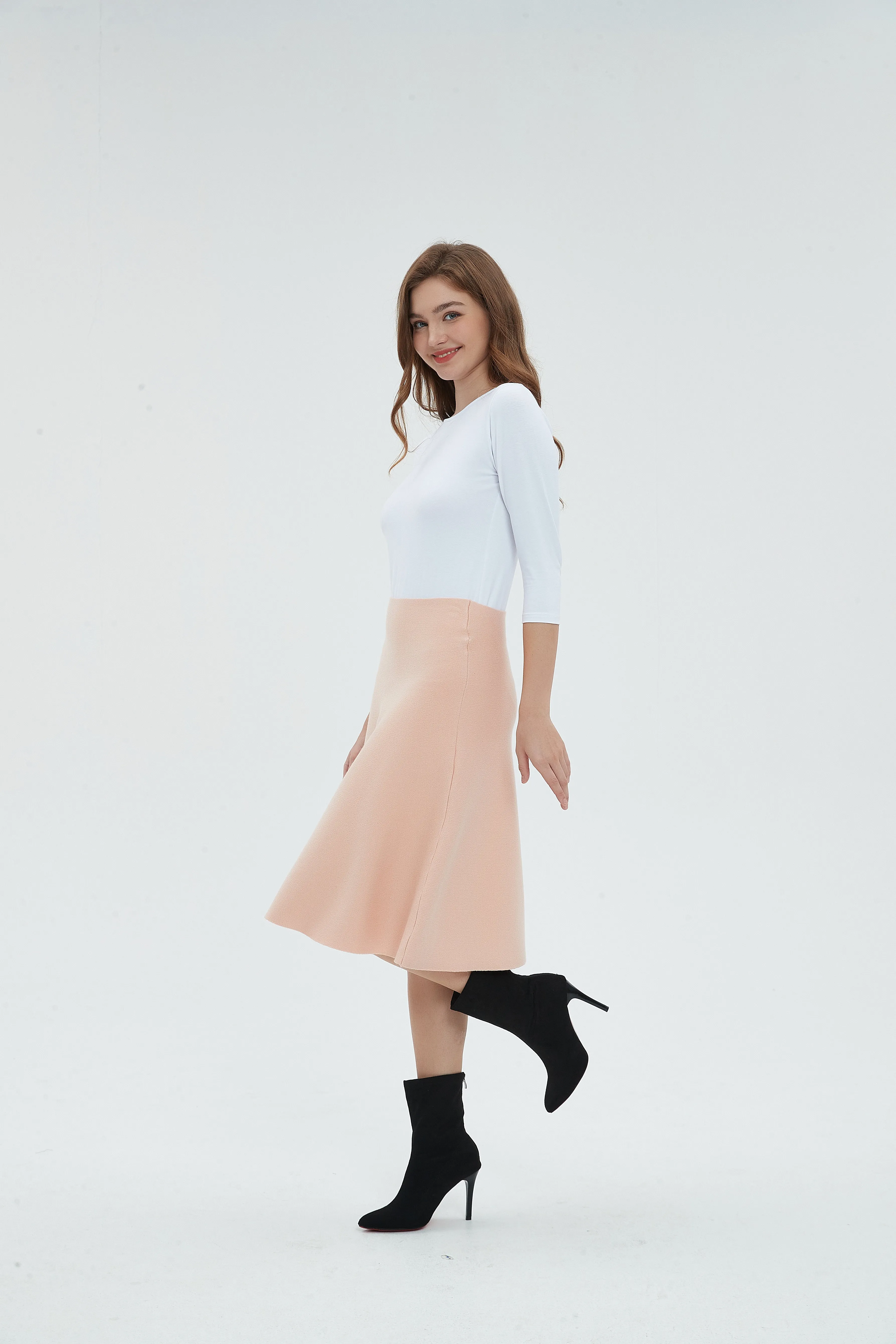 AMAZING  MM SKIRT - MAGIC PEACH From Mia Mod