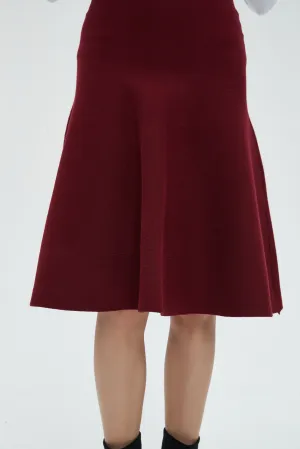 AMAZING  MM SKIRT - MAROON 2.0 From Mia Mod