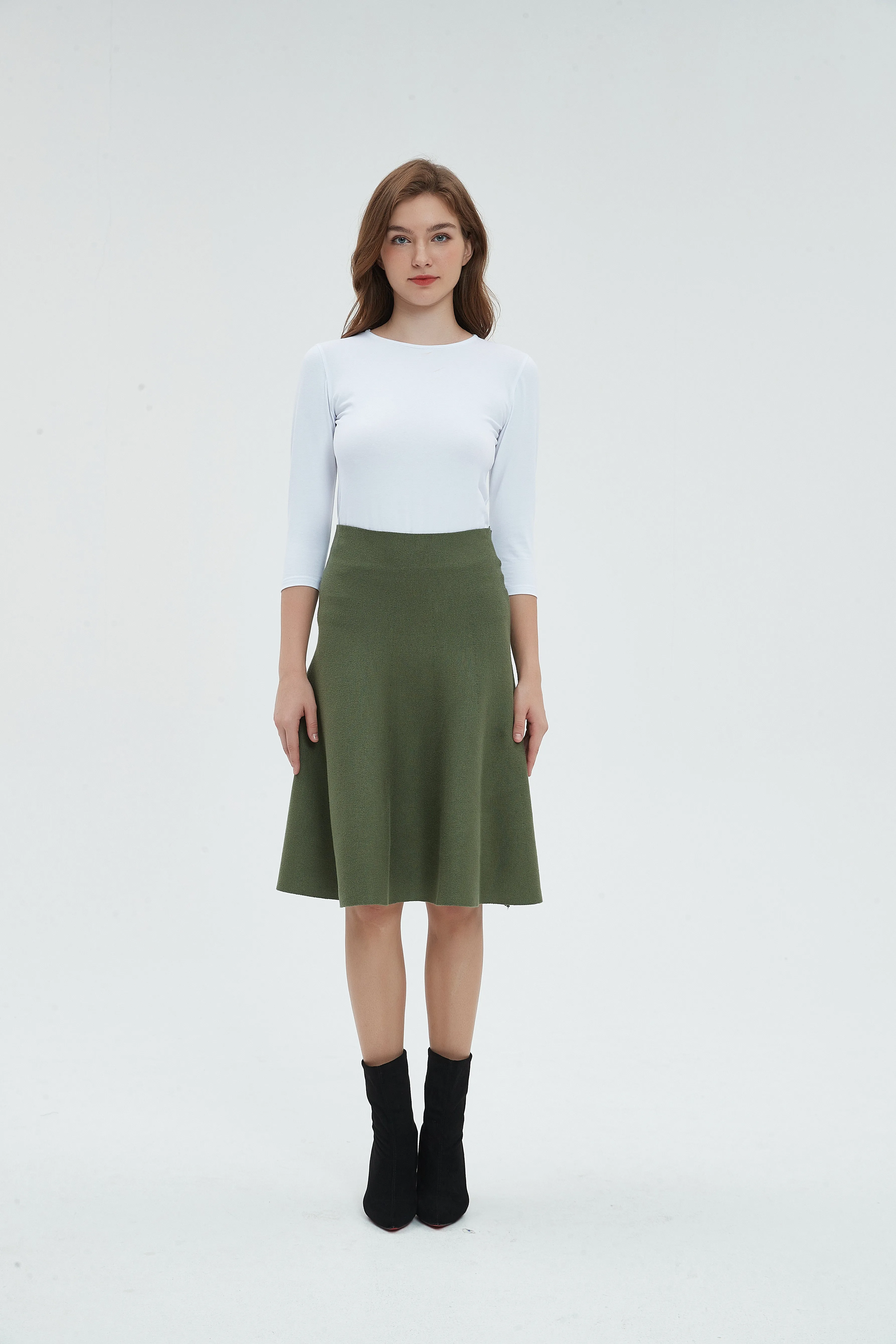 AMAZING  MM SKIRT - OLIVE GREEN