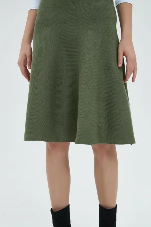 AMAZING  MM SKIRT - OLIVE GREEN