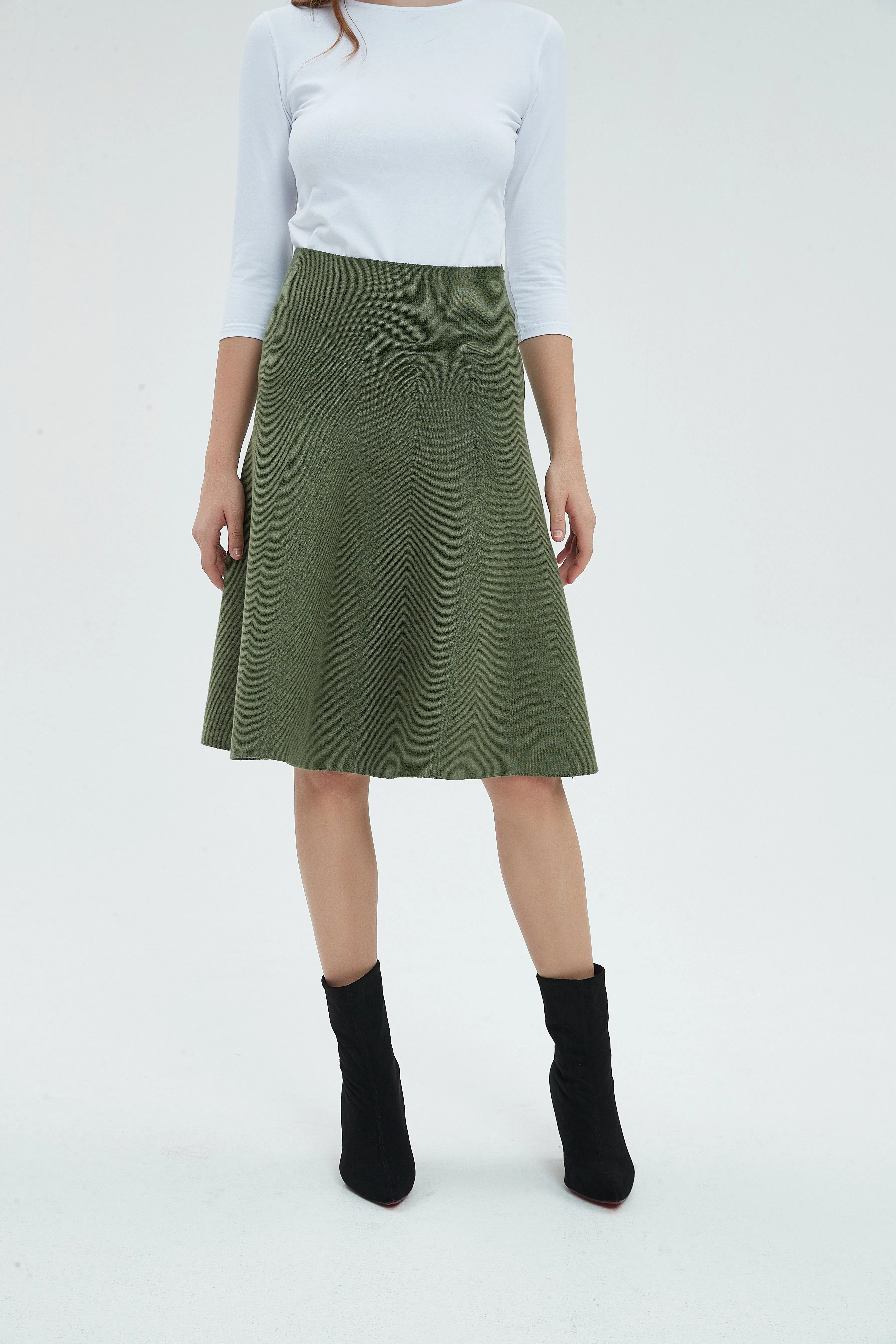 AMAZING  MM SKIRT - OLIVE GREEN