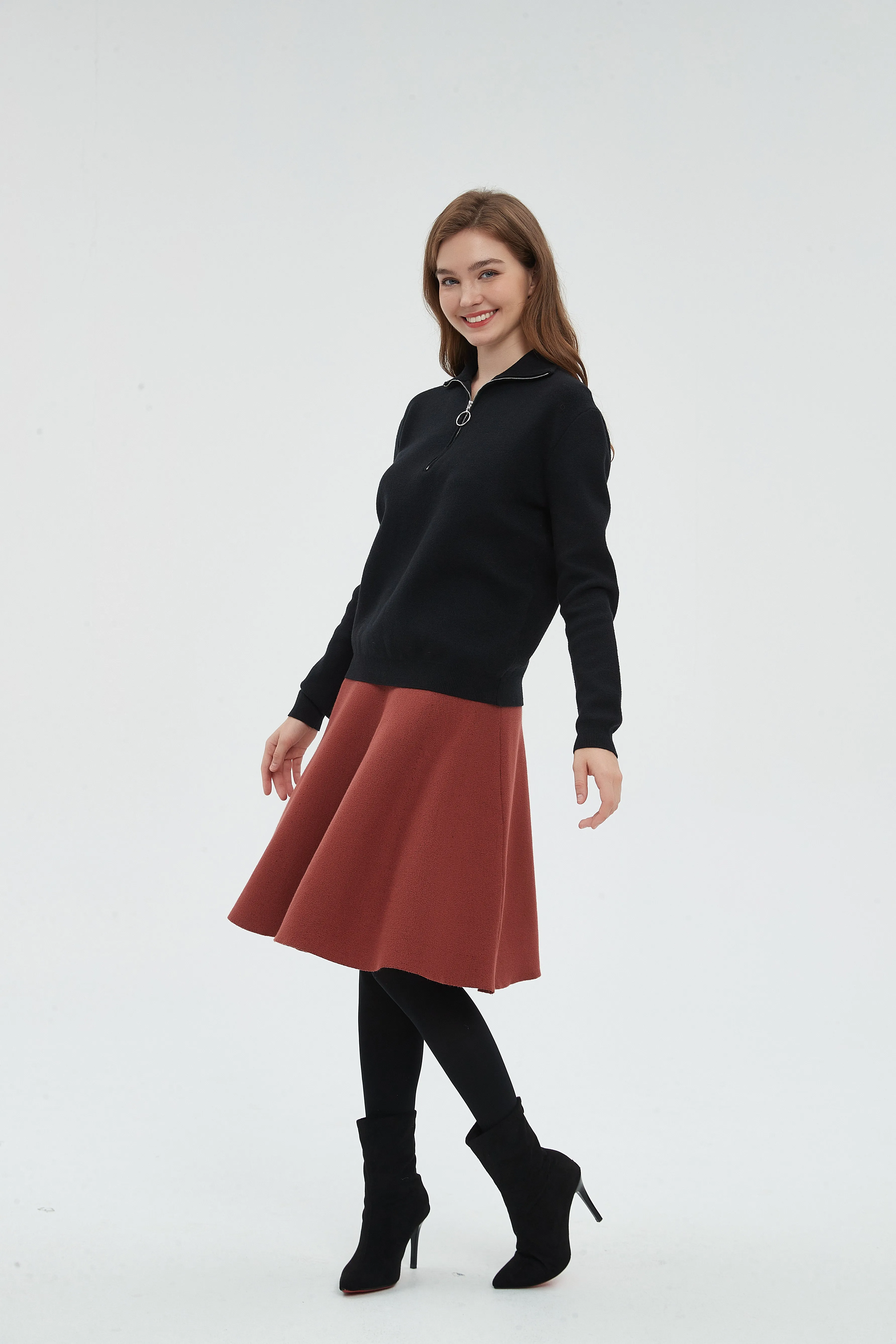 AMAZING  MM SKIRT - RUST
