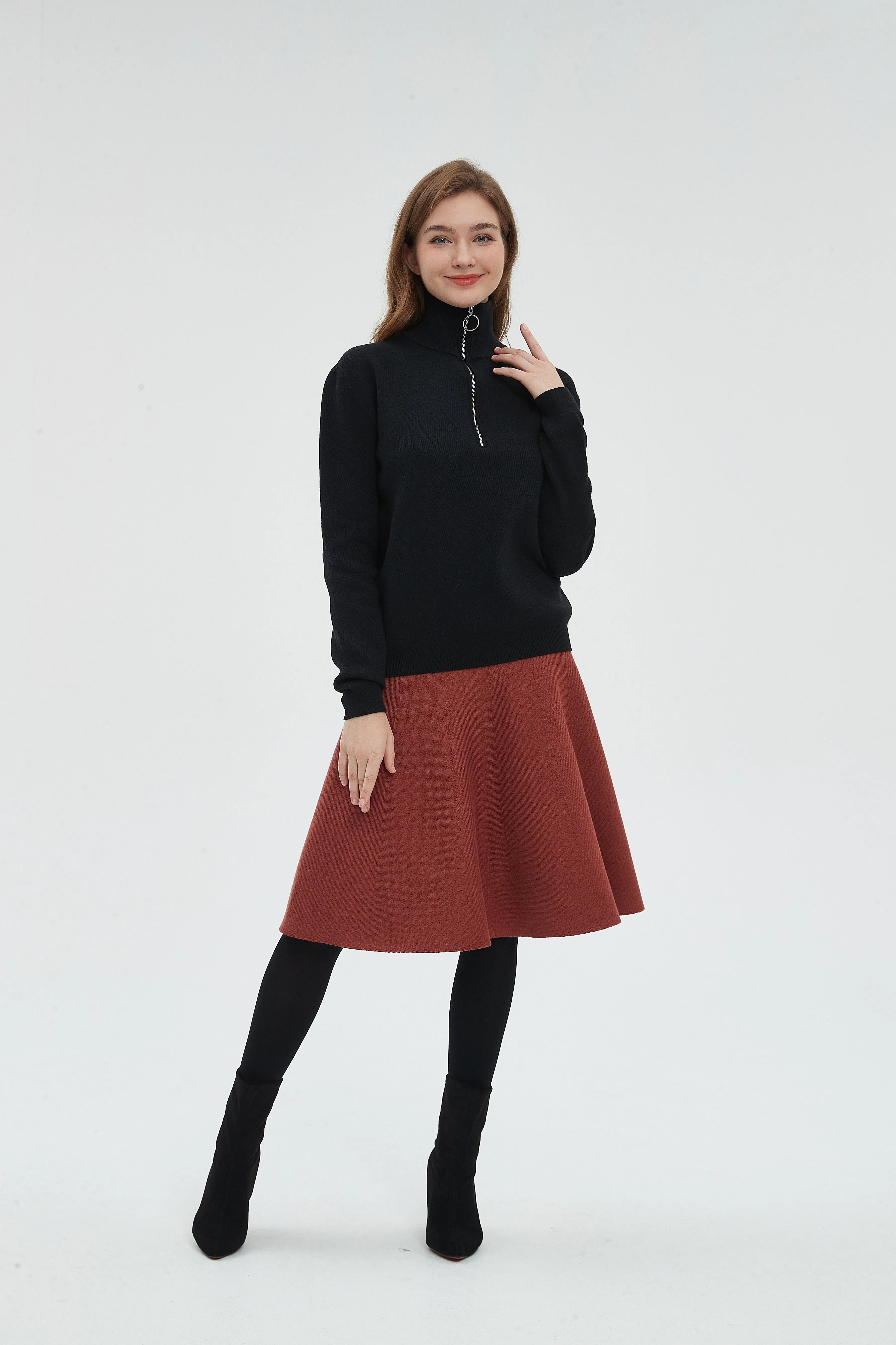 AMAZING  MM SKIRT - RUST