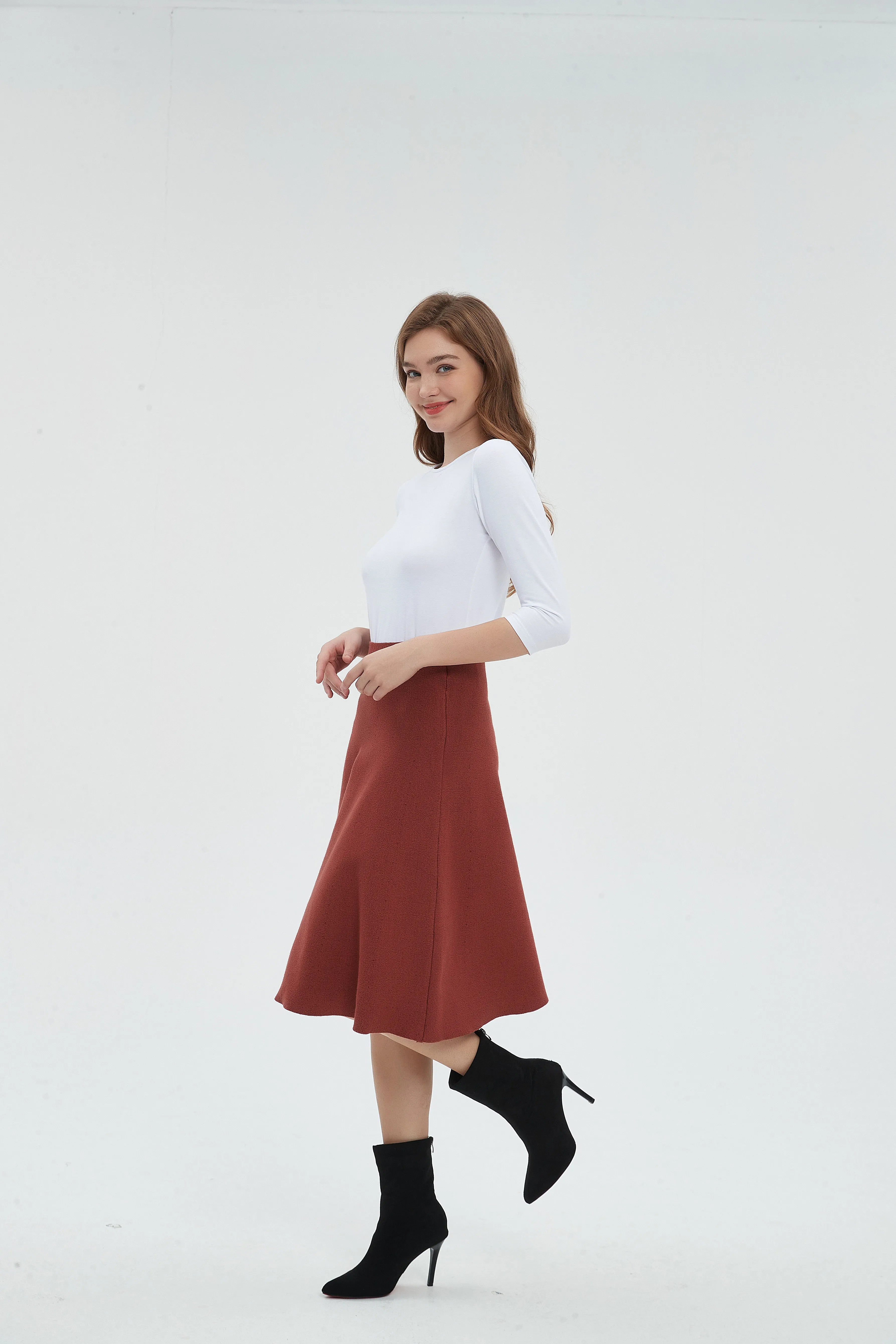 AMAZING  MM SKIRT - RUST