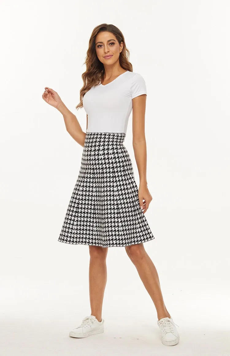 AMAZING MM SKIRT - YEAR ROUND HOUNDSTOOTH 2.0