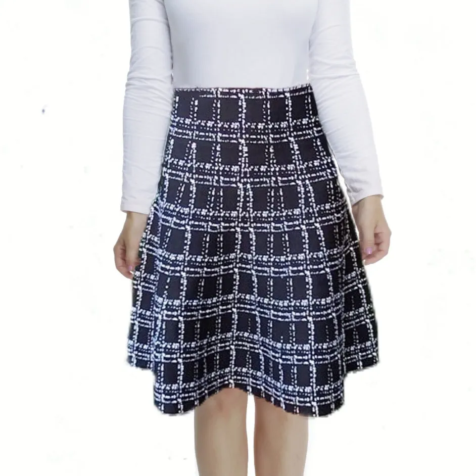 AMAZING MM SKIRT - YR RND BLACK TWEED