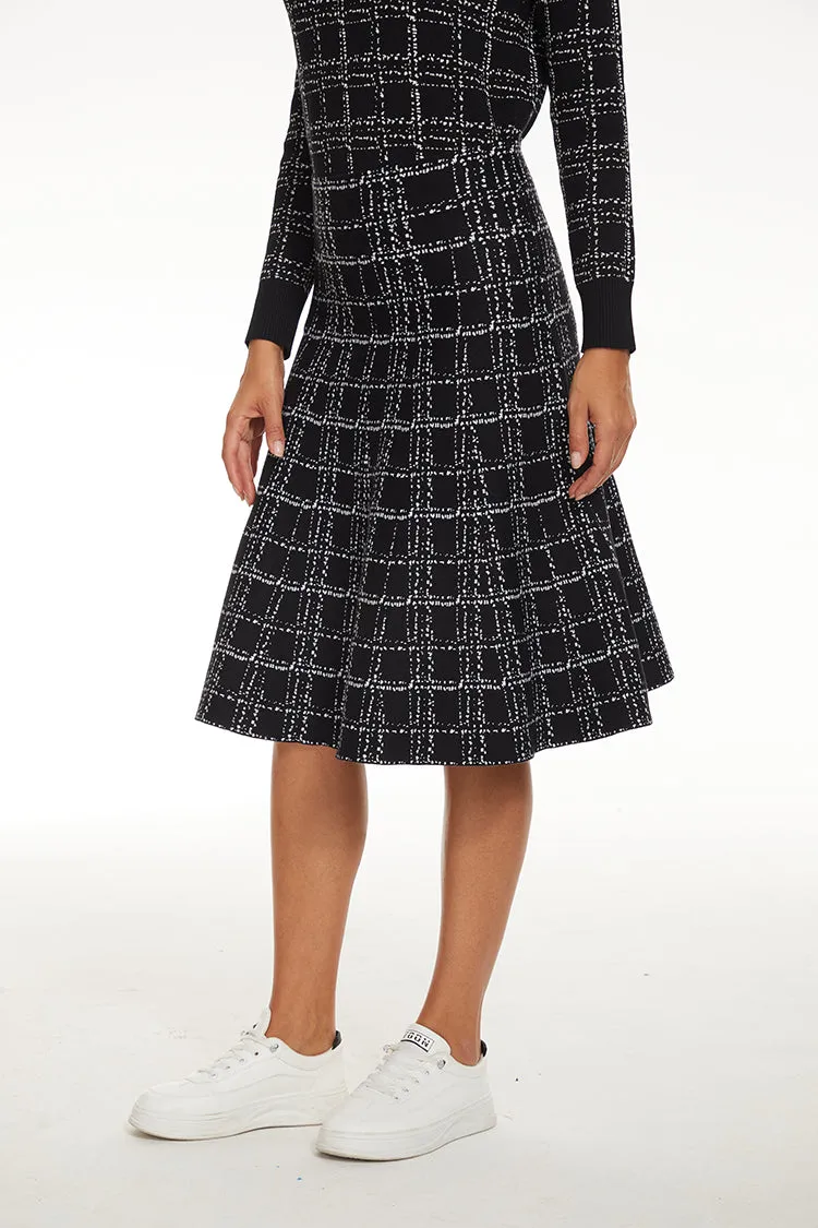 AMAZING MM SKIRT - YR RND BLACK TWEED