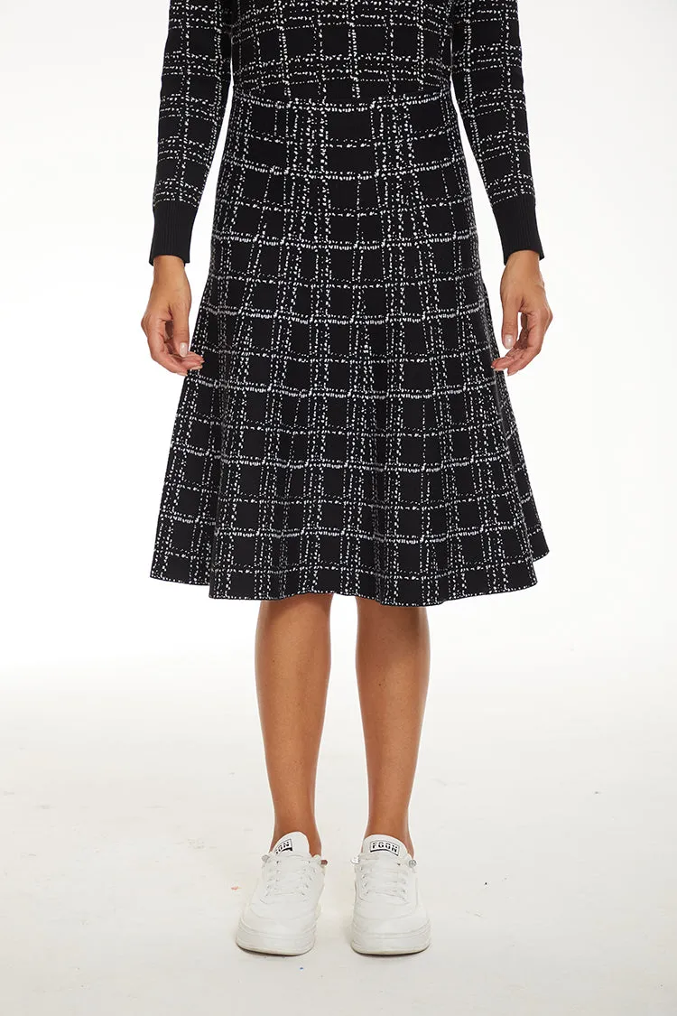 AMAZING MM SKIRT - YR RND BLACK TWEED