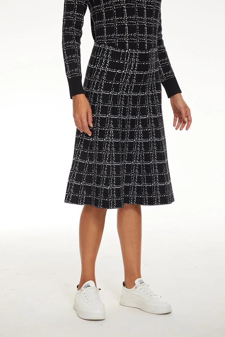 AMAZING MM SKIRT - YR RND BLACK TWEED