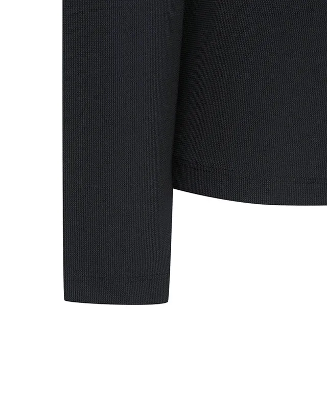 ANEW Golf: Women Corduroy Long T-Shirt - Black
