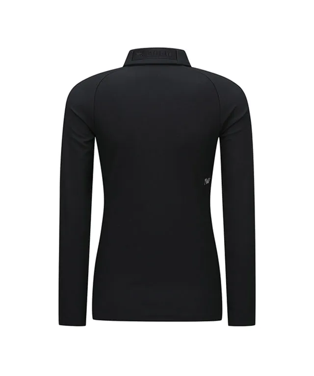 ANEW Golf: Women Corduroy Long T-Shirt - Black