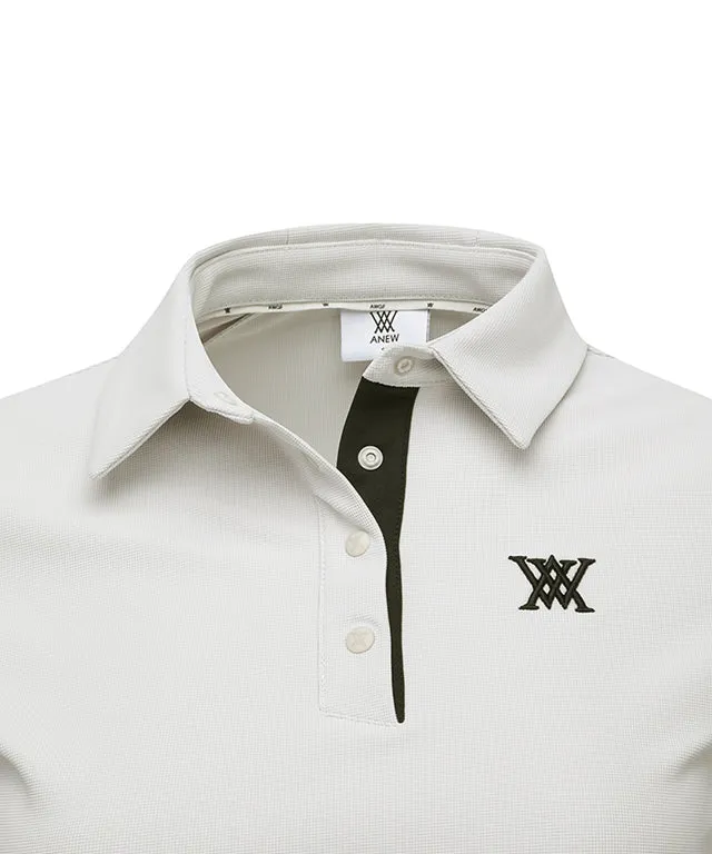 ANEW Golf: Women Corduroy Long T-Shirt - Light Gray