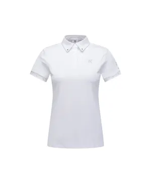 ANEW Women's Back Triangular Point Short T-Shirt - White