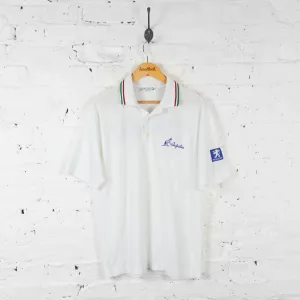 Australian Italia Polo Shirt - White - XL