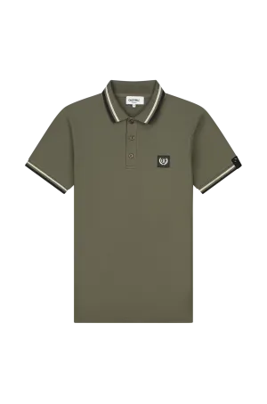AVERGNE POLO | ARMY GREEN/BLACK