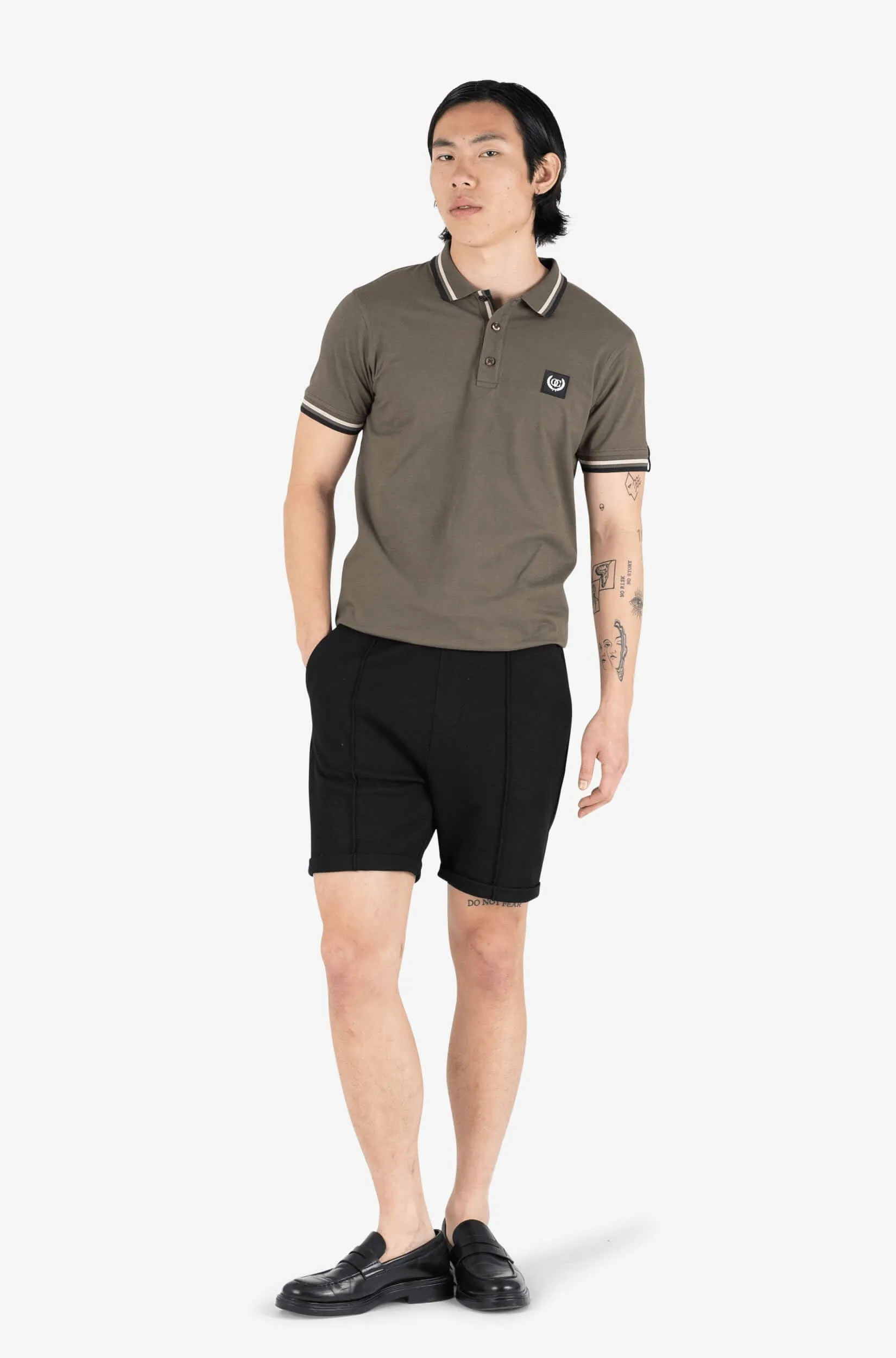 AVERGNE POLO | ARMY GREEN/BLACK