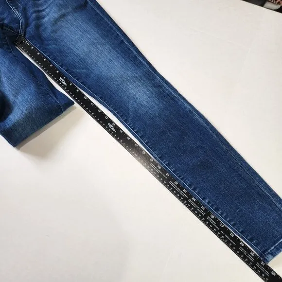 AYR The Chiller Skinny Jeans Womens 28 Medium Wash Blue Mid Rise Stretch