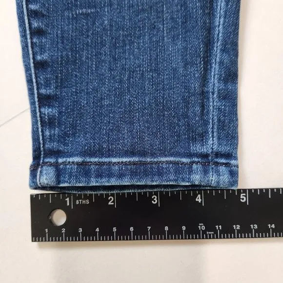 AYR The Chiller Skinny Jeans Womens 28 Medium Wash Blue Mid Rise Stretch
