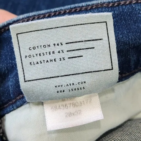 AYR The Chiller Skinny Jeans Womens 28 Medium Wash Blue Mid Rise Stretch
