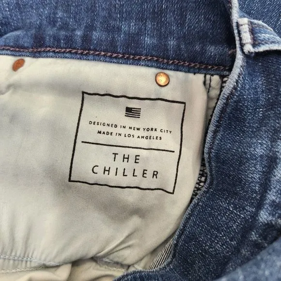AYR The Chiller Skinny Jeans Womens 28 Medium Wash Blue Mid Rise Stretch