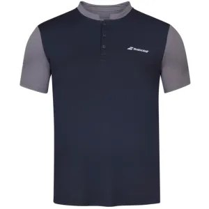 Babolat Mens Play Polo - Black/Grey