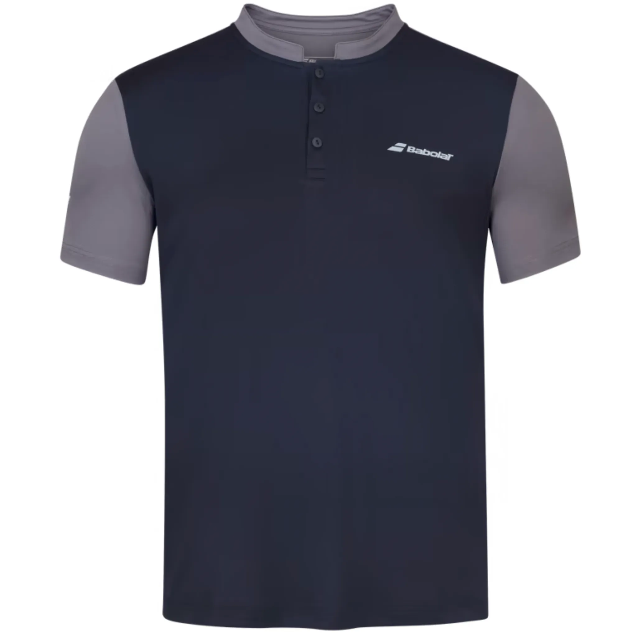 Babolat Mens Play Polo - Black/Grey