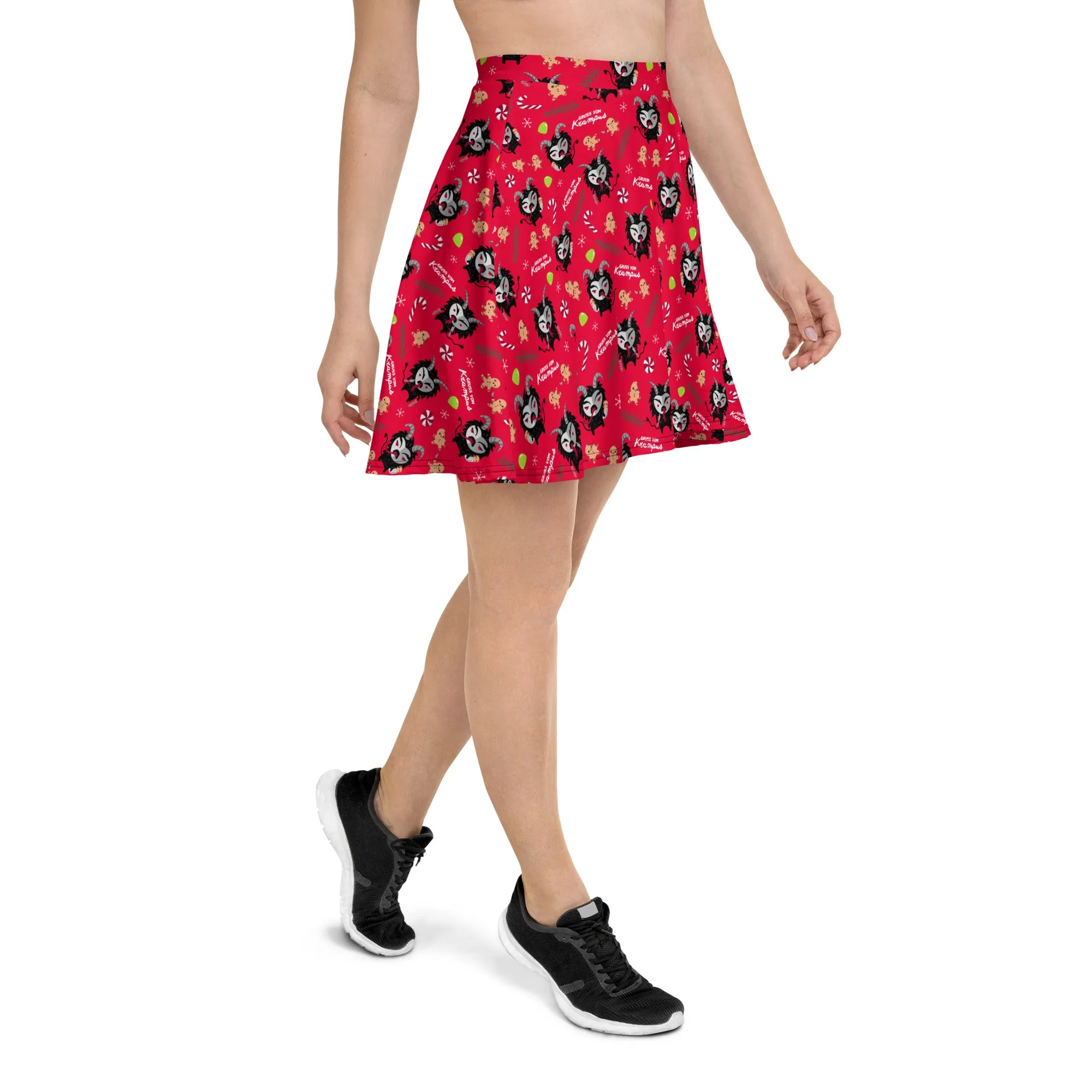 Baby Krampus Skater Skirt